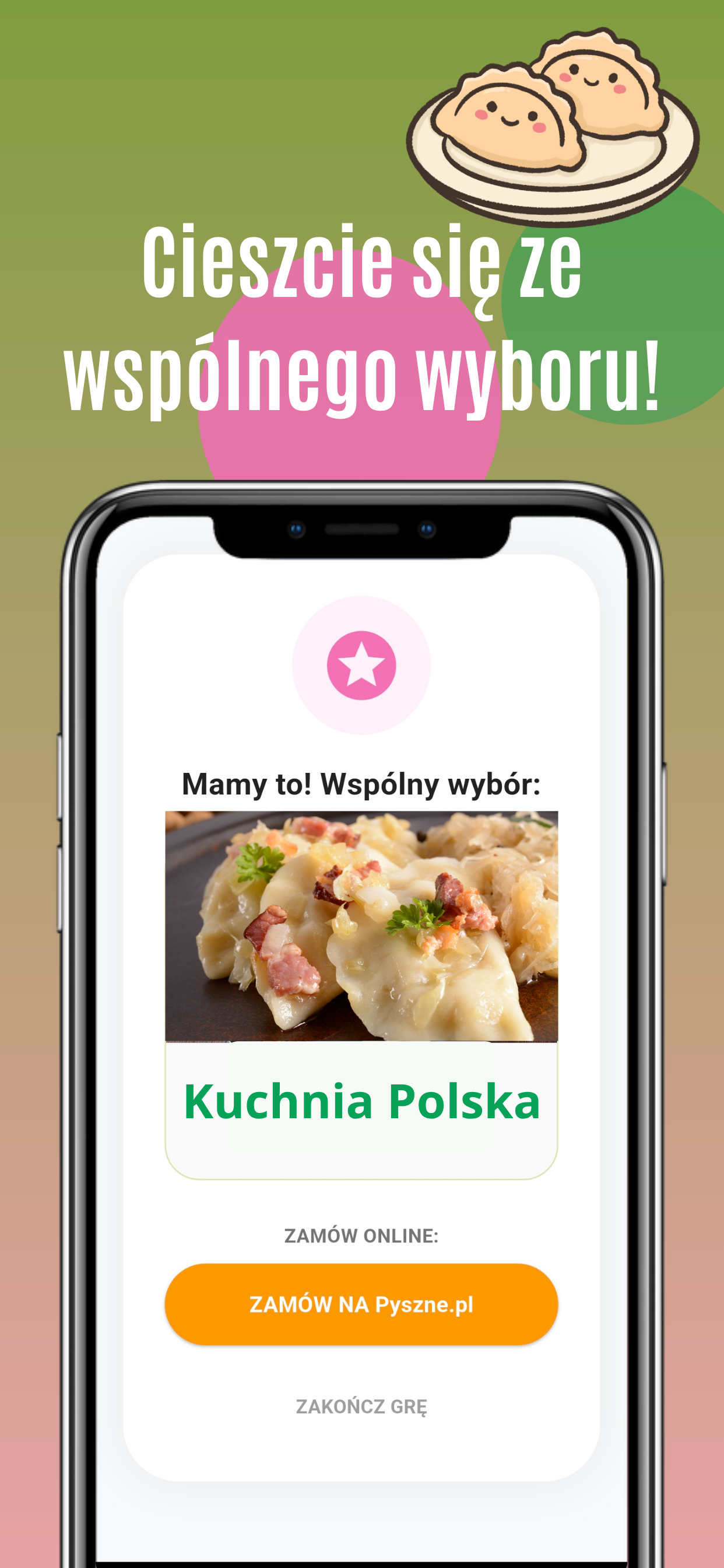 Ekran aplikacji - Mamy Match